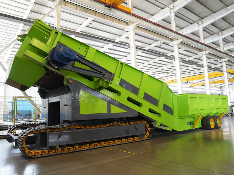 卡车卸料堆高机